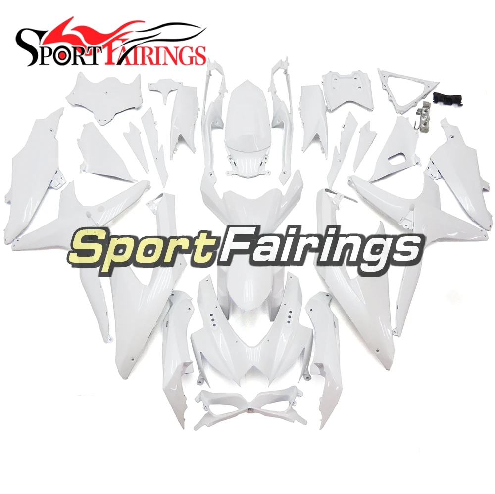 

Pearl White Fairings for GSXR600 GSXR750 2008 2009 2010 K8 Suzuki Sportbike Plastic Injection Bodywork Body Frames Cover Cowling