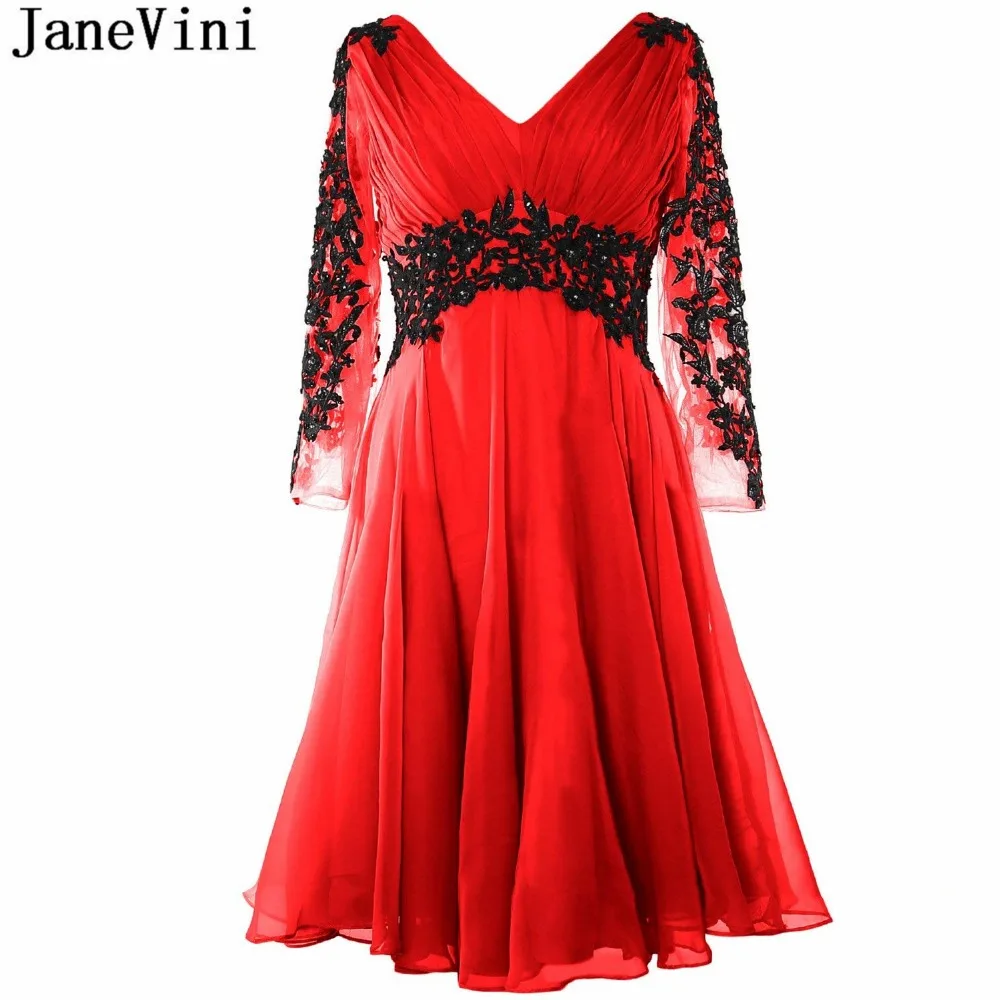 black and red mother of the bride dresses