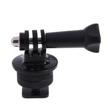 ALLOET Metal 1/4″ Hot Shoe Adaptor Camera Tripod Mount Adapter Long Pole Screws Fixed Bracket Adapter For GoPro Hero 1 2 3 3+ 4