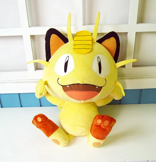 

Pocket Monsters Team Rocket's Meowth Cosplay Mascot Toy Anime Stuffed & Plush Cartoon Doll