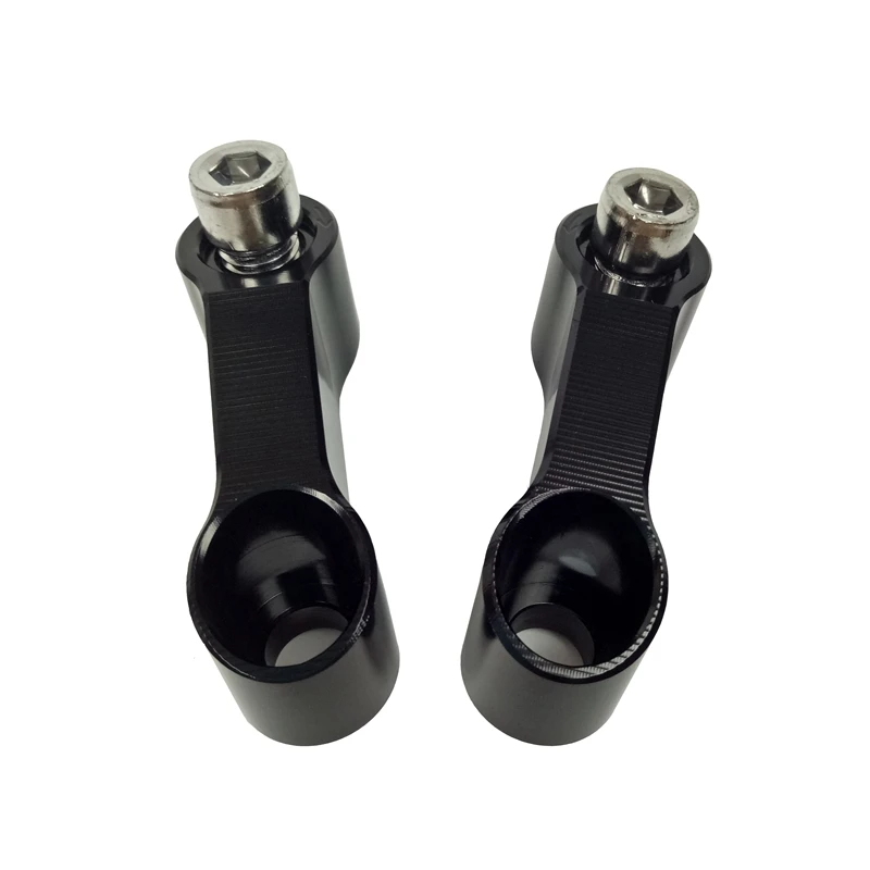 For Yamaha MT-09 MT-07 MT07 MT09 FZ6 FZ1N Fazer V-max 1700 MT-03 Mirrors Extension Riser Extend Adapter Bolts Size 10mm Black (2)