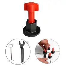 25 шт. система выравнивания плитки комплект напольные клинья выравнивание разделители с гаечным ключом для напольная и настенная плитка выравниватель локатор Распорки инструменты