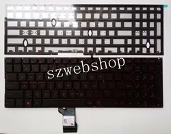 Новый для ASUS UX52 UX52A UX52V UX52VS N501 N501J N501JM UX501 UX501JW UX501VW UX501VW6700 15,6 "Черный США клавиатура с подсветкой красный ключ