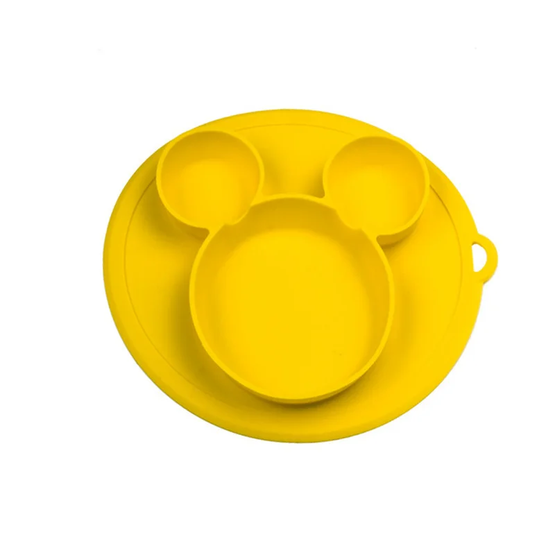 Baby silicone plate Kids Bowl Plates baby feeding silicone bowl baby silica gel dishes kids tableware