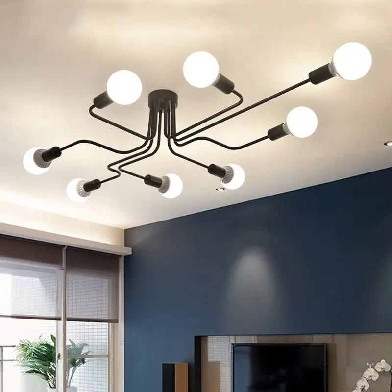 Vintage Industrial Ceiling Lighting Steampunk Lamp Fixture AC110-240V E27 | Лампы и освещение