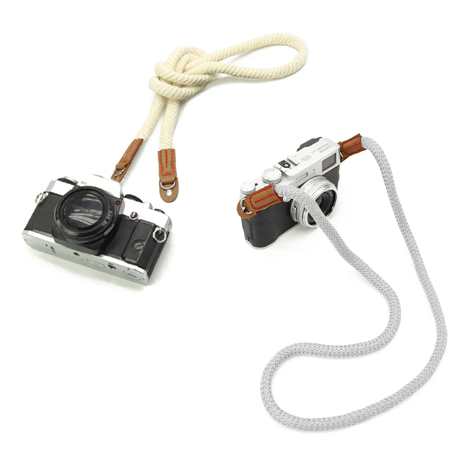 

Besegad Handmade Vintage Soft Cotton Camera Neck Shoulder Strap Belt for Canon Sony Nikon Leica DSLR Mirrorless Camera