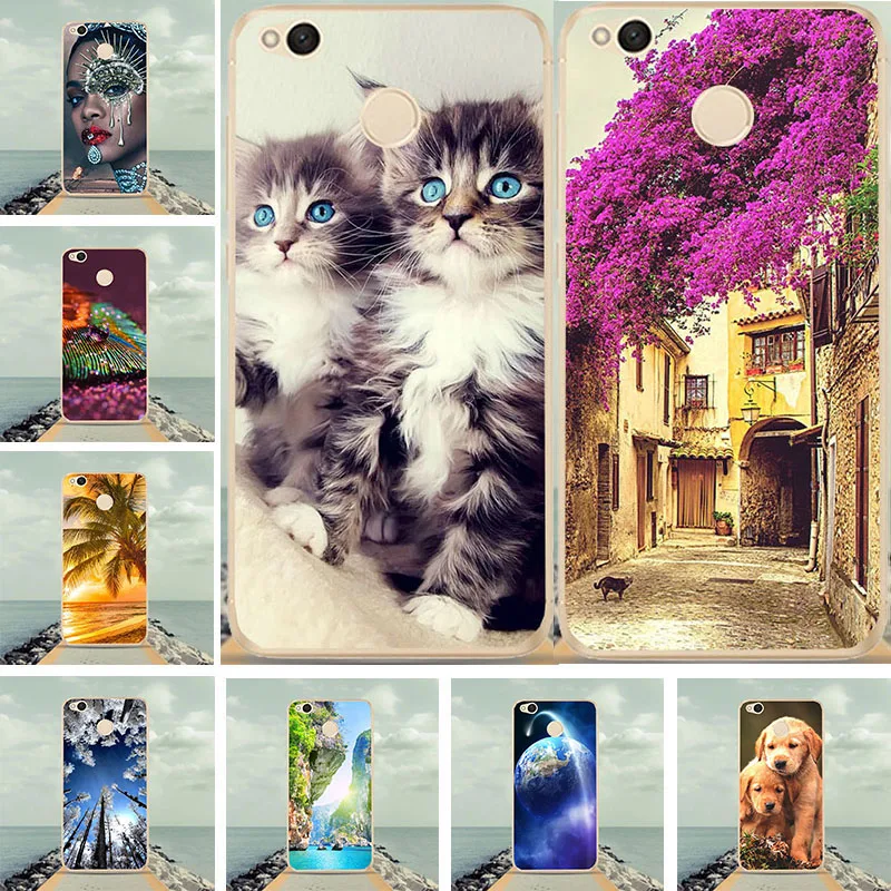

3D Soft TPU Silicone Pattern Case For Xiaomi Redmi 4X Cases 5.0" Back Cover Case For Xiaomi Redmi 4X Redmi 4 X Phone Case fundas