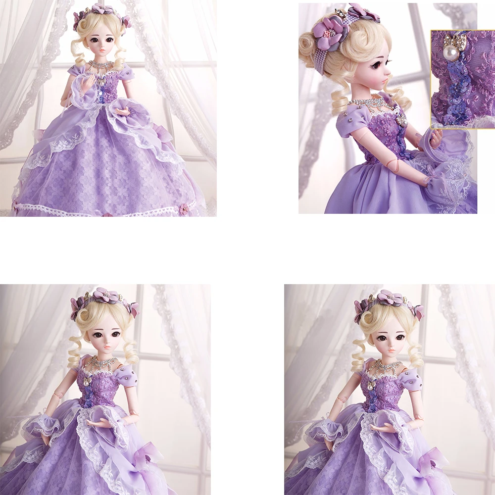 Lucia BJD 60 см 1/3 куклы для девочек с одеждой парики обувь макияж 100% ручной работы