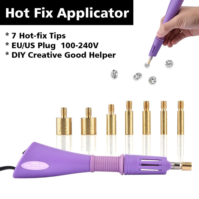 Fast Heating Hotfix Applicator Wand Rhinestone Crystal Garment Quick