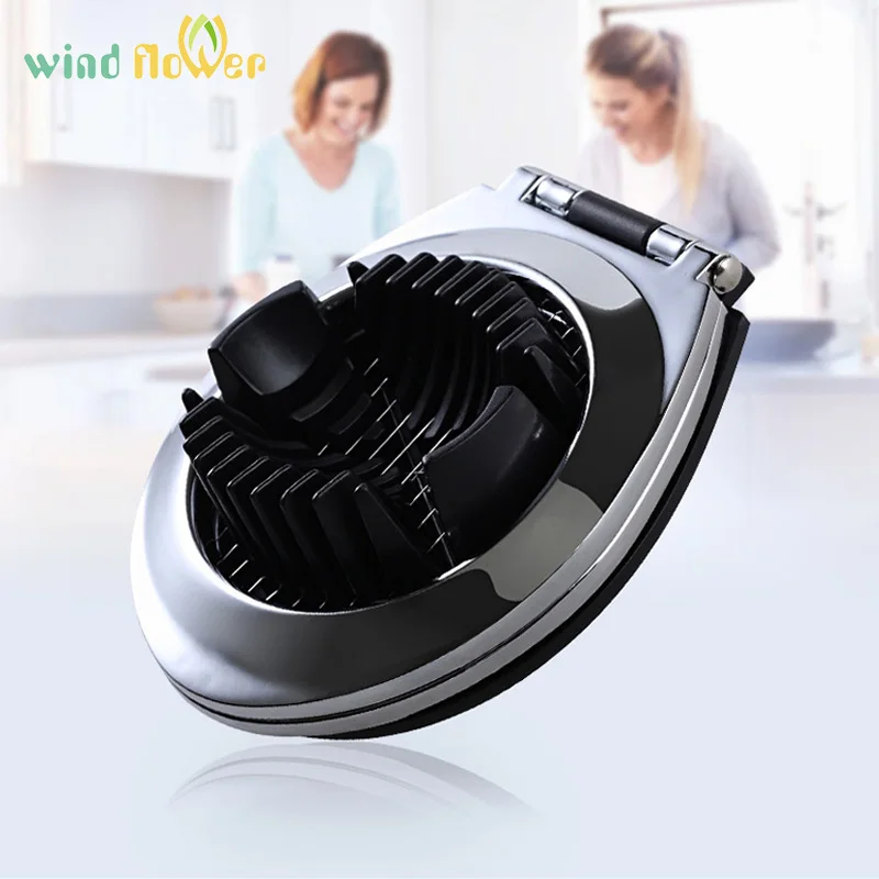 

Wind flower 2 In 1 Multifunction Egg Slicer Cutter Resin Stainless Steel Mushroom Tomato Cutter Kitchen Tool New Kitchen Accesso