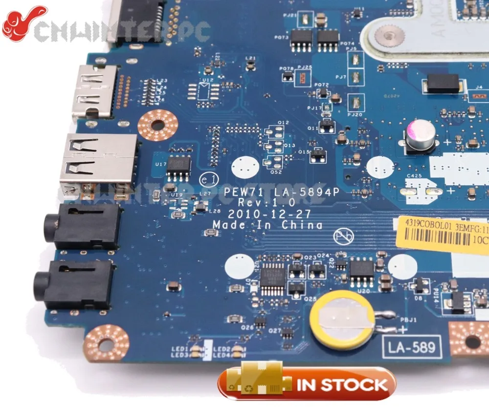 NOKOTION لشركة أيسر أسباير 5742 5742G اللوحة المحمول HM55 DDR3 GT540M 1 GB شحن CPU MBRB902001 PEW71 LA-5894P