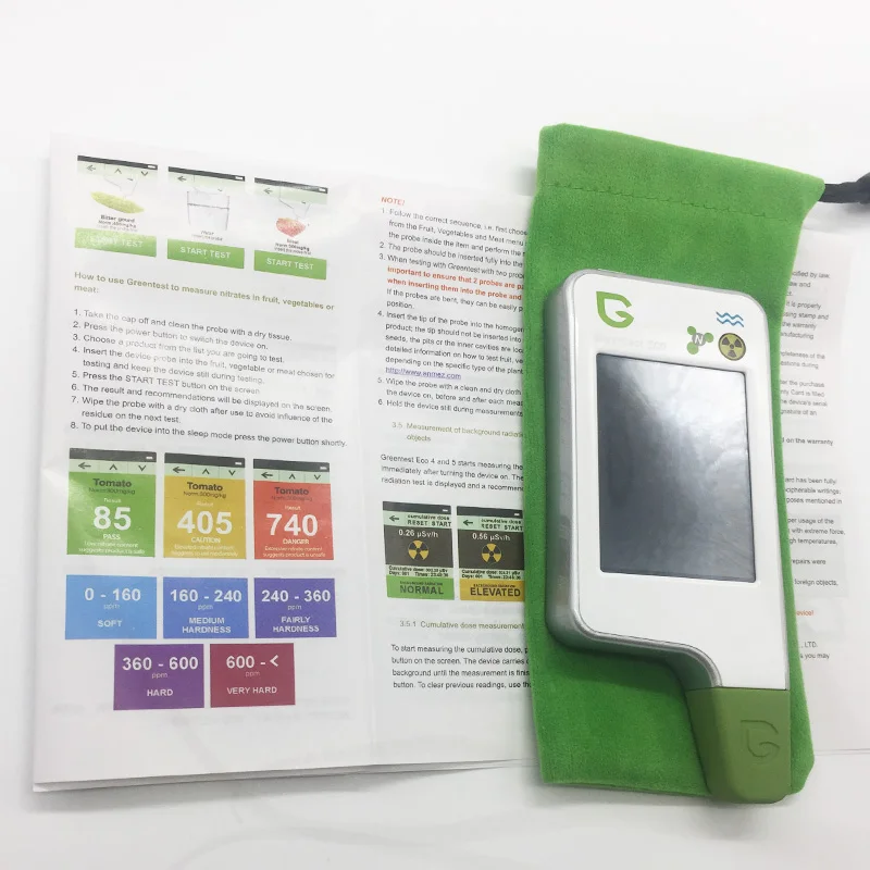 Greentest ECO 5 измеритель концентрации нитрата пищевых продуктов TDS тестер Экспресс