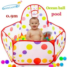0,9 м Bayi Kolam Renang anak-anak и Bayi dilipat палатка Kolam Bola Laut полиэстер Ocean бассейн с шариками игры точка Главная