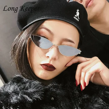 

Long Keeper Retro Cat Eye Sunglasses Women 2018 Fashion Cateye Sunglass Red Sun Glasses Eyewear brand designer shades for female
