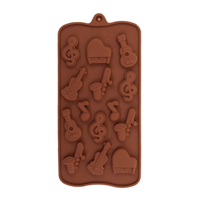 

DINIWELL Musical instrument Shape Silicone Chocolate Mold Cake Cookies Fondant Candy Baking Moulds Bakeware Decorating Tools