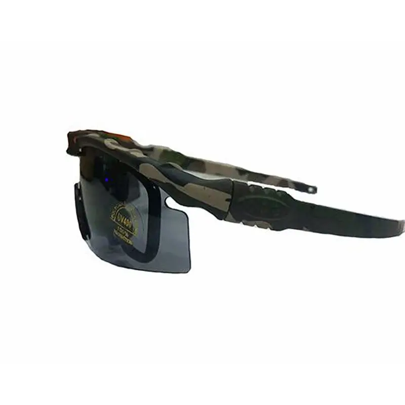 Поляризационные тактические очки Для мужчин Открытый Солнцезащитные очки военные страйкбольных игры очки Охота Кемпинг Тактический очки с 3 объектива