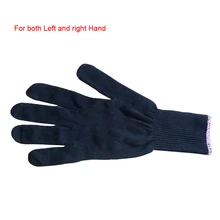 Средства для укладки волос черный хлопчатобумажные перчатки трикотажные термостойкие защитные перчатки для выпрямитель для волос и щипцы для завивки 2 шт./лот