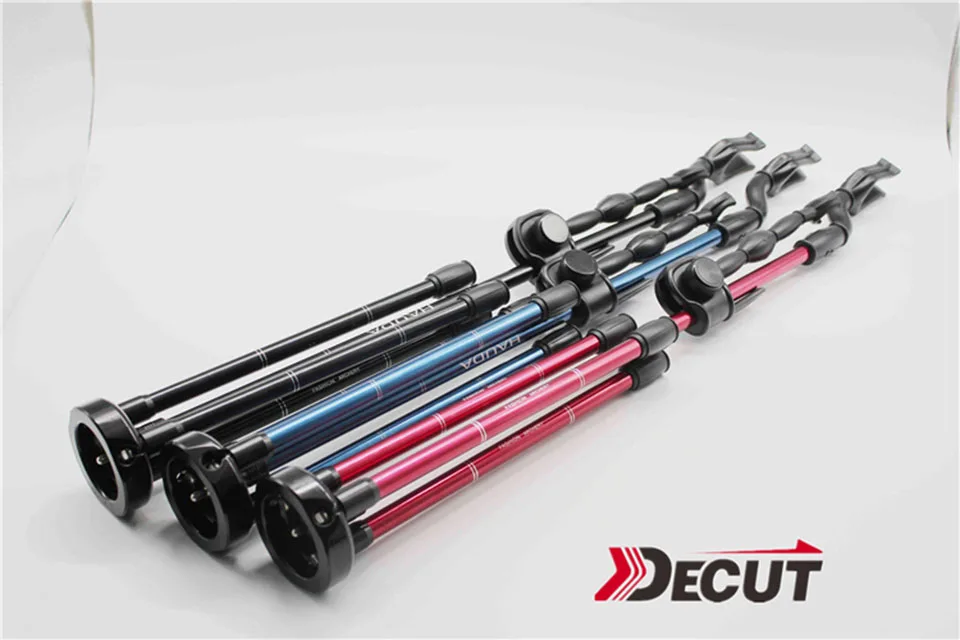 

DECUT New Style HAUDA Bow Stander Aluminum Alloy Bowstander With Elbow withstand 50KG Lightweight Stand Easy Fold Up