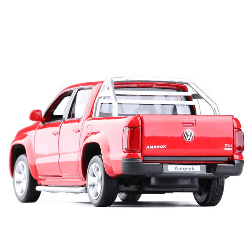 C 1:30 VW AMAROK игрушечный пикап модель автомобиля сплав оттягивание детские игрушки Подлинная коллекция лицензии подарок Акустооптическое мини