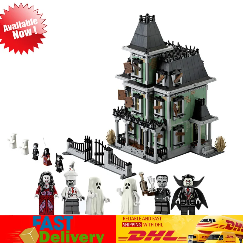 

2018 LEPIN 16007 2141Pcs Monster Fighter The Haunted House Model Building Blocks Bricks Toys Gifts Compatible LegoINGlys 10228