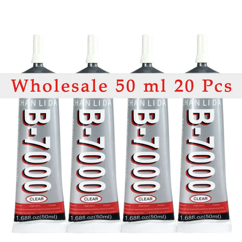 20pcs B-7000 50ml Multipurpose Adhesive B7000 Diy Jewelry Craft Glass Glue Fix Tools For Cellphone Repairs Resine Epoxy | Обустройство