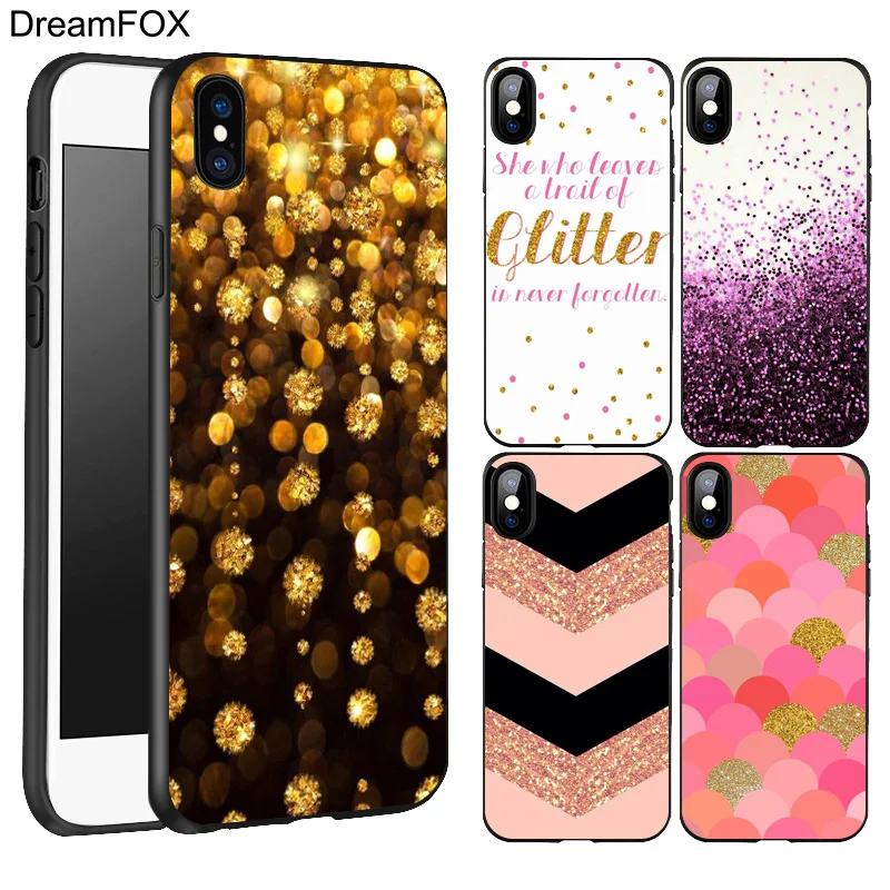 DREAMFOX L180 Золотой Черный Мягкий ТПУ силиконовый чехол для Apple iPhone 11 Pro XR XS Max X 8 7 6 6S Plus