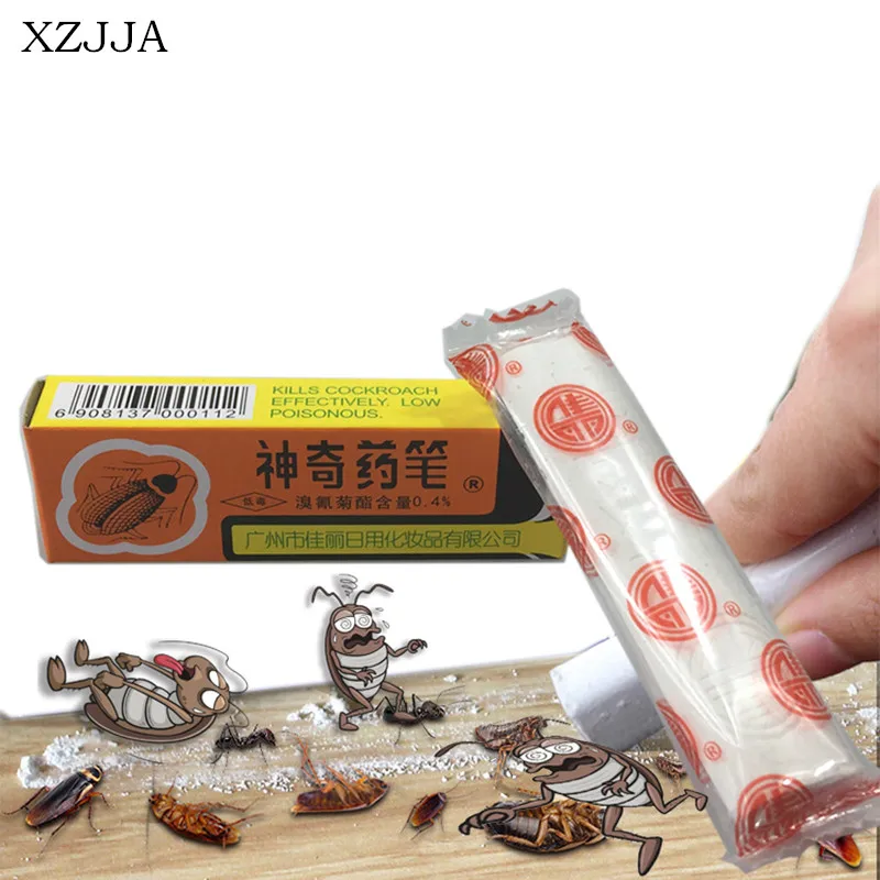 5pcs High Quality Enhanced Version Home Useful Miraculous Insecticide Chalk Kill Bug Cockroach Ant Roaches Odorless