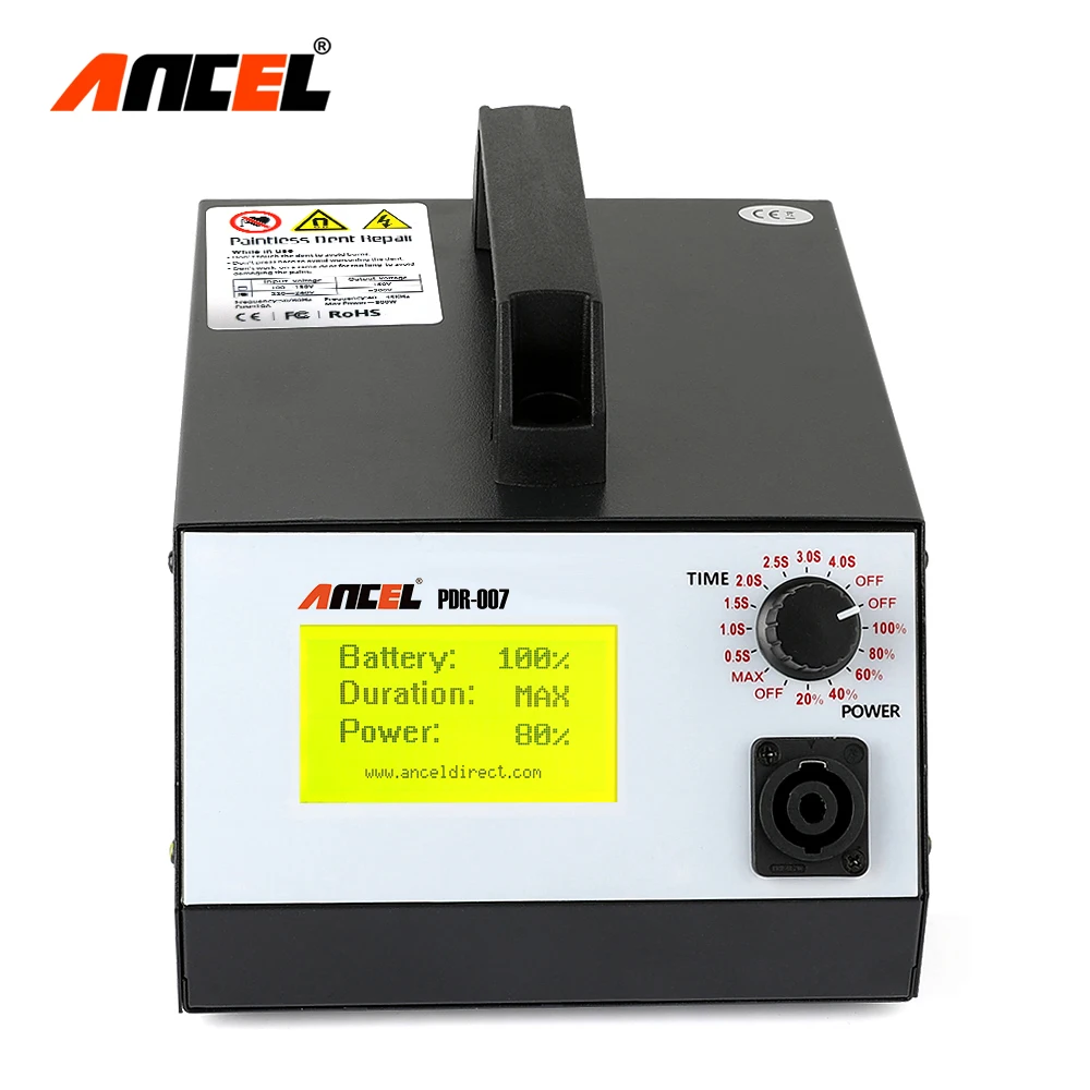 

Ancel PDR007 Sheet Metal Repair Tool Car Body Repair Induction Magnetic Remove Dent With Paintless Magnetic Induction Heater