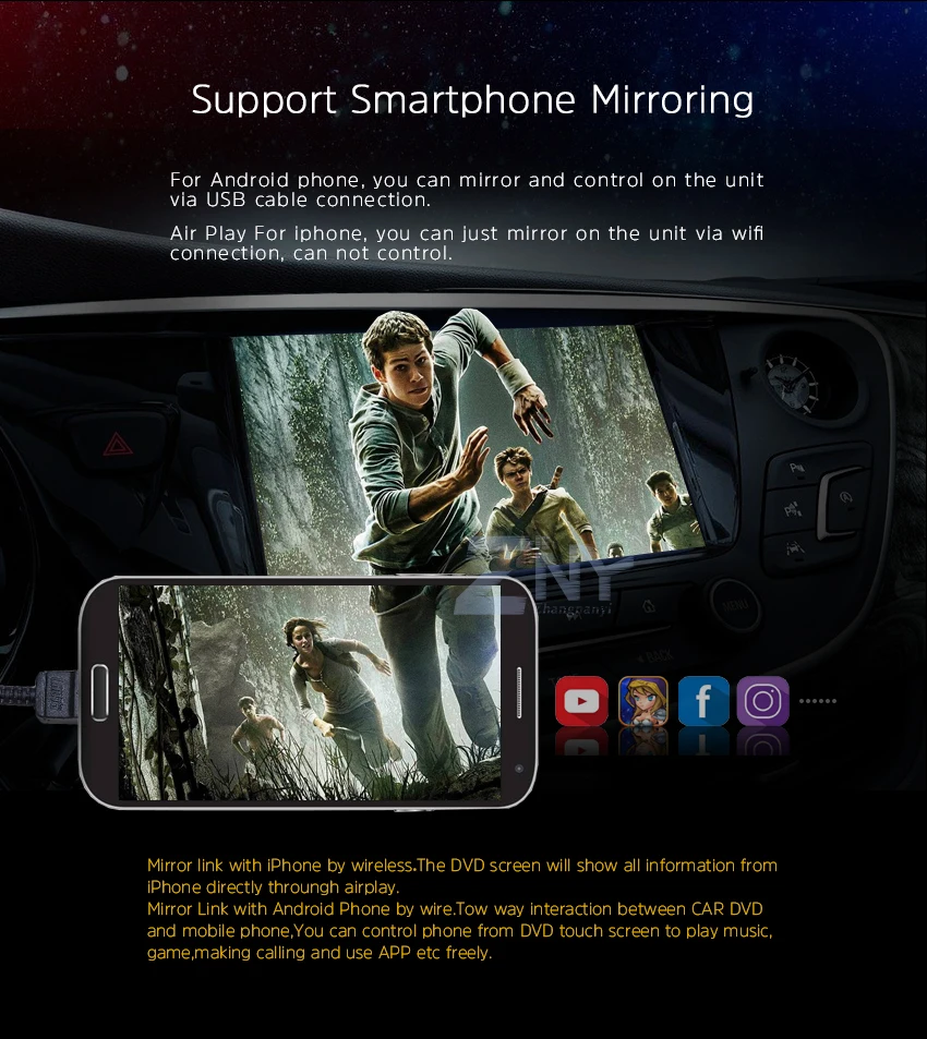 Cheap 9" Android 9.0 Car Stereo 2 Din Auto Radio For Kia Sportage 2016 2017 2018 Multimedia GPS Navigation 4+32 GB No DVD Gift Camera 11