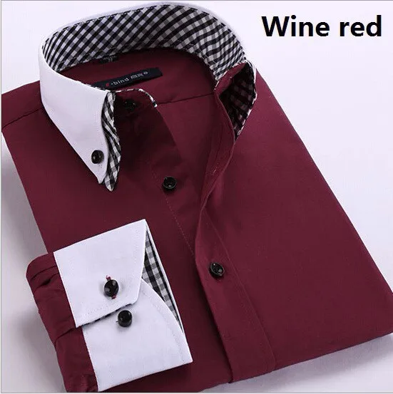 15 Chun Xia Men Long Sleeve Pure Color Double Collar Shirt Leisure Shirt Pocket Decoration Large Size S M L Xl 3 Xl 4 Xl Shirt Sleeve Shirts Shirt Soccershirt Printing Machine Price Aliexpress