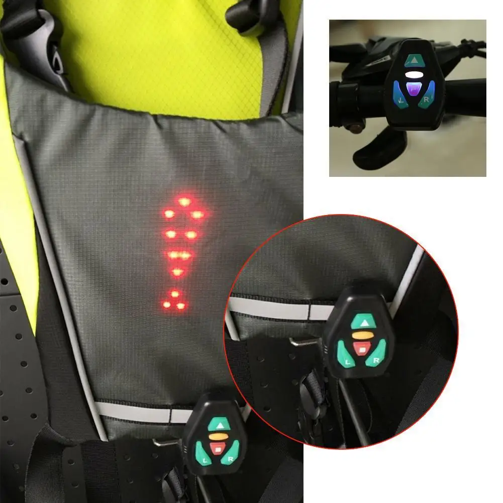 30 pieces of LED Signal lights Warning Light Safety Reflective Safety Vest Jacket Wireless Remote Control Outdoor Waterproof