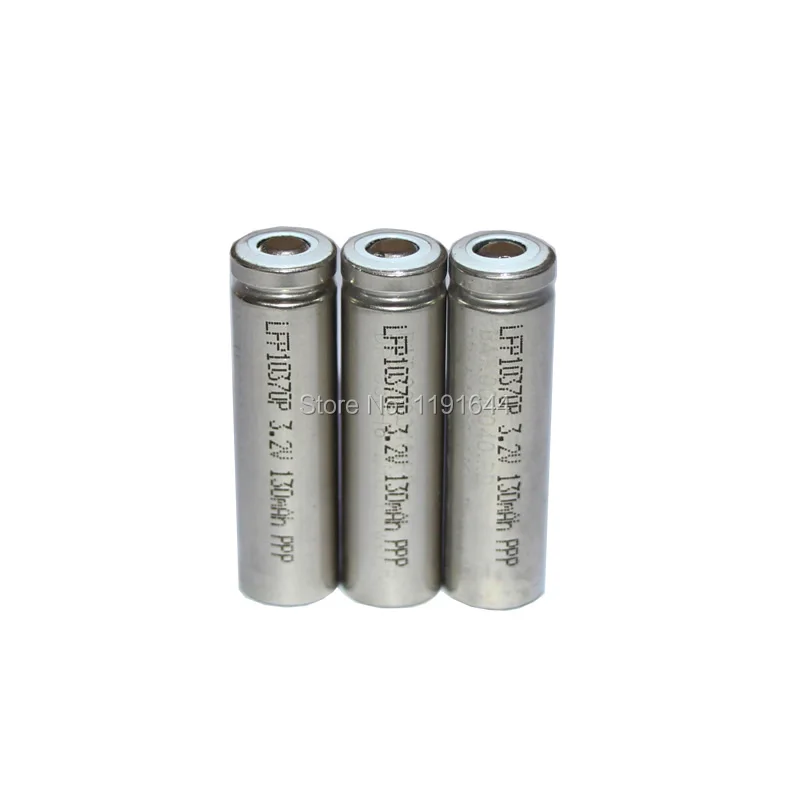 

6PCS/LOT LiFePo4 10370 3.2V 130mAh Continuous 5C Discharge Current For IQOS Replacement Battery