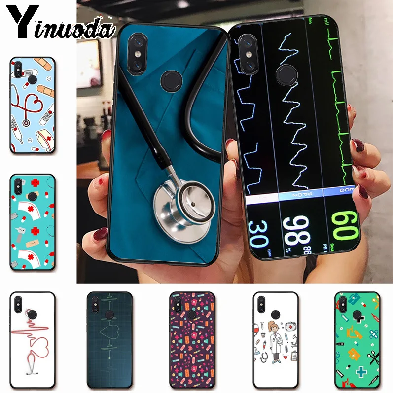 

Ynuoda Nurse Medical Medicine Health Heart 2018 Hot Selling case cover for xiaomi mi 8se 6 note2 note3 redmi 5 plus note5 cover