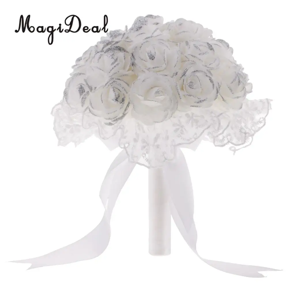 Artificial Rose Bouquet Holder Wedding Bridal