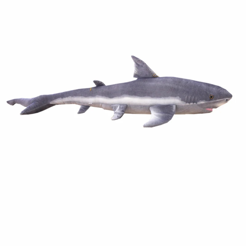100/140cm New Style Simulation Grey Shark Plush Toys Big Fish Cloth doll Shark stuffed plush animals doll Children Birthday Gift 100/140cm New Style Simulation Grey Shark Plush Toys Big Fish Cloth doll Shark stuffed plush animals doll Children Birthday Gift