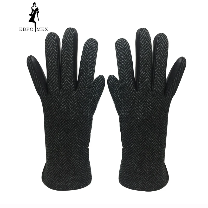 

Simple Fashion leather gloves lattice leather gloves women classic genuine leather gloves leather gloves women winter