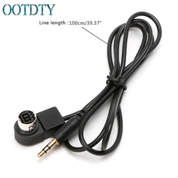 

OOTDTY 3.5mm Car Aux Input Cable Mini Plug Jack For ALPINE AI-NET iPhone MP3 Ornate