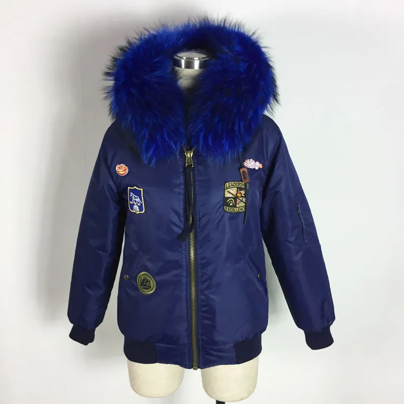 Special Offers Spring and Winter Thick Warming Fur Faux Fur Inside Bomber Jacket Big Raccoon Collar Bombers 3 Color Special Offers Spring and Winter Thick Warming Fur Faux Fur Inside Bomber Jacket Big Raccoon Collar Bombers 3 Color