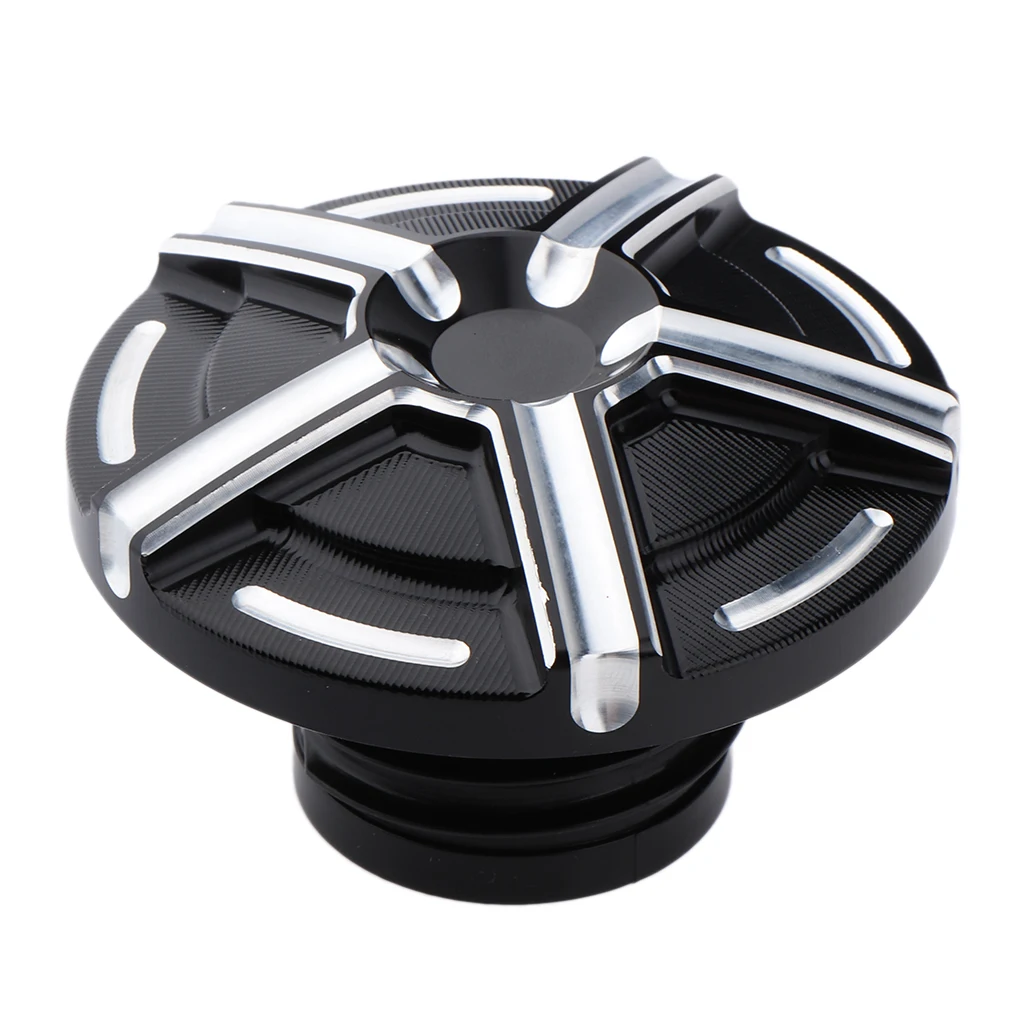 1 Pcs Motorcycle CNC Aluminum Fuel Gas Tank Decorative Oil Cap For   Sportster XL 1200 883/Road Kings/FXD's Etc