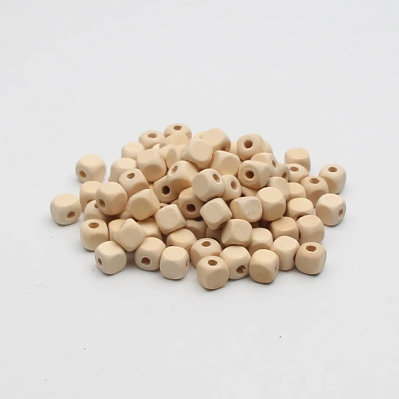 Wooden-100Pcs-Natural-Wood-Beads-8-10mm-Jewelry-Making-For-Baby-Toy-DIY-Bracelet-Necklace
