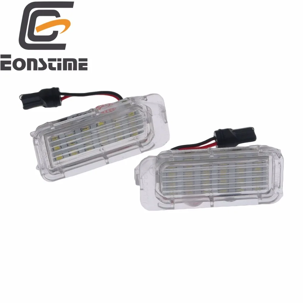 Eonstime 2 шт. 18LED SMD номерной знак светильник без ошибки для FORD Focus MK2 хэтчбек подстроенный MK3 Fiesta MK6 Mondeo MK4 S-Max MK1