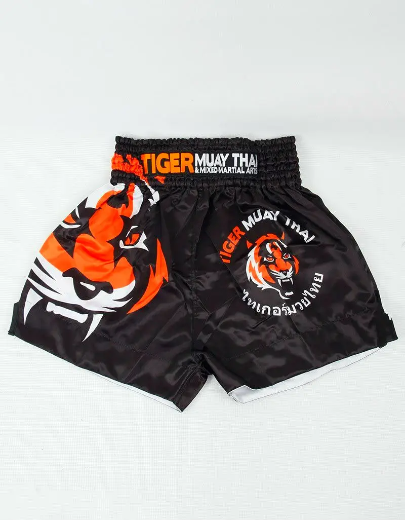 Шорты для смешанных боевых искусств тигр шорты черные/белые|muay thai shorts black|shorts