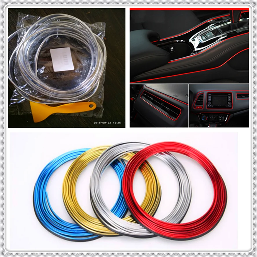 Car interior Decoration thread Outlet sticker Insert Air Strip