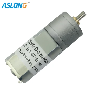 

3pcs/Lot! ASLONG JGA20-180 6V DC Geared Motor Mini DC Motor 20rpm-400rpm