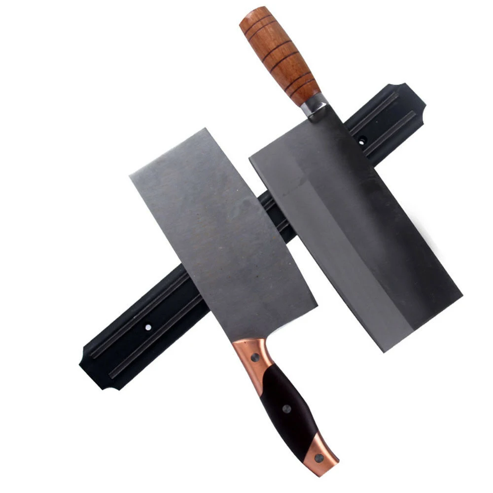 Высокое качество Мощный настенный магнитный держатель для ножей из нержавеющей стали 304 блок магнитный держатель для ножей стойка для ножей