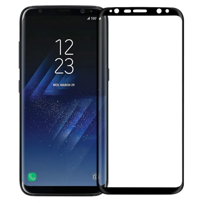 NILLKIN закаленное стекло для samsung Galaxy S8 S8 Plus полное покрытие 3D CP+ MAX Защитная пленка для экрана для Galaxy S8 - Цвет: Черный