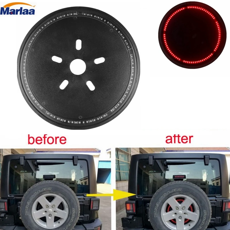 

LED 3rd Light Kit for Jeeps Spare Tire Brake Light for Jeep wrangler Spare Tire Rear Light