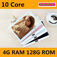 2017 New 10 inch 4G LTE font b Tablets b font Deca Core Android 7 0