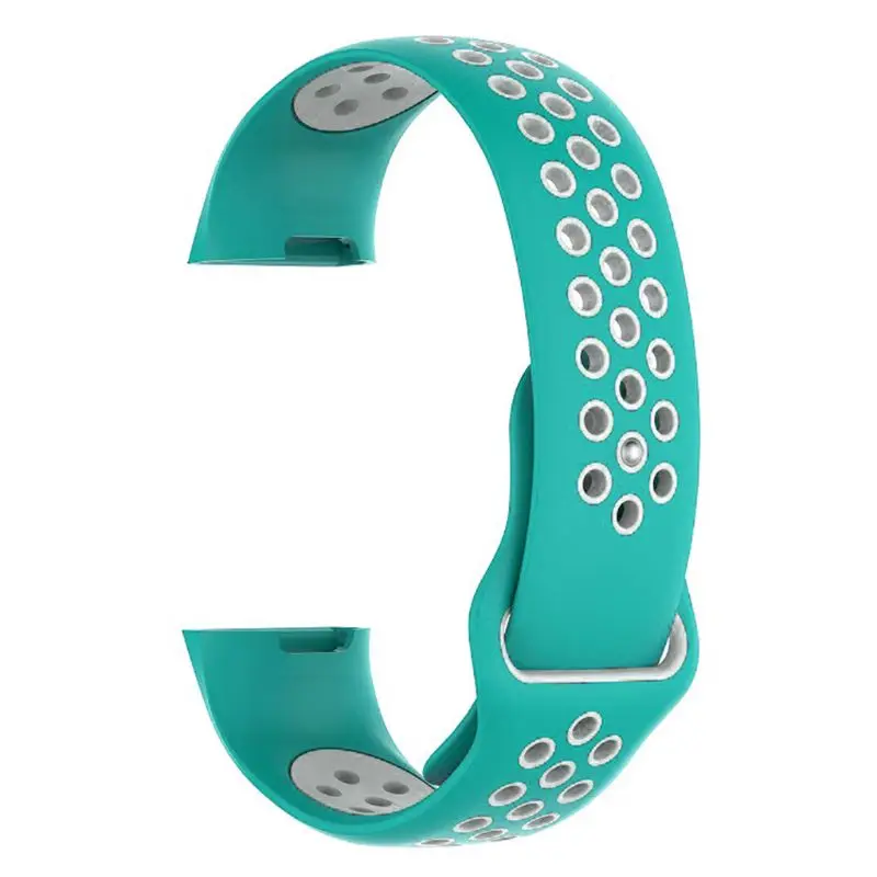 

Premium Smart Watch Accessories Two-tone Silicone Watch Band Wrist Strap For Fitbit Charge 3 Replacement Belt Bracelet