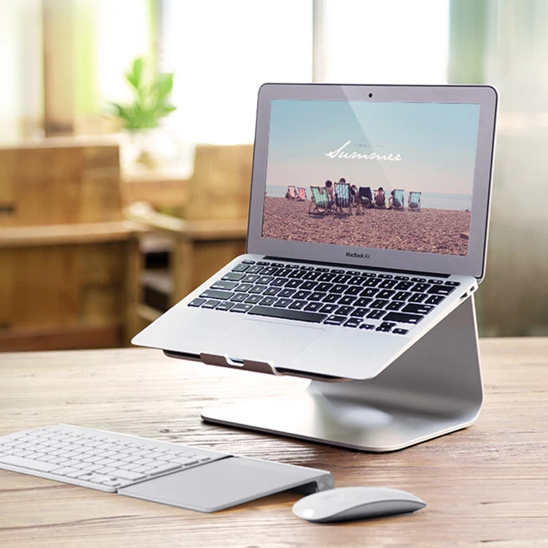 Подставка для ноутбука-алюминиевое охлаждение для Macbook Stan, держатель для Apple Macbook Air, для Macbook Pro, все ноутбуки